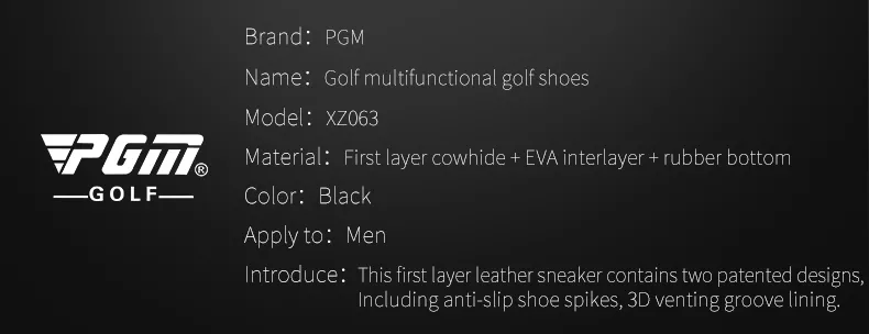 Giày golf nam PGM XZ063 Auto-Lacing da bò thật 9 H0a88a48dc8084343bef13b14135c93926 2