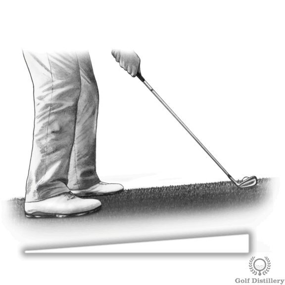 Làm thế nào để đánh cú khi quả bóng nằm cao hơn mặt đất so với chân bạn 1 ball above feet 1