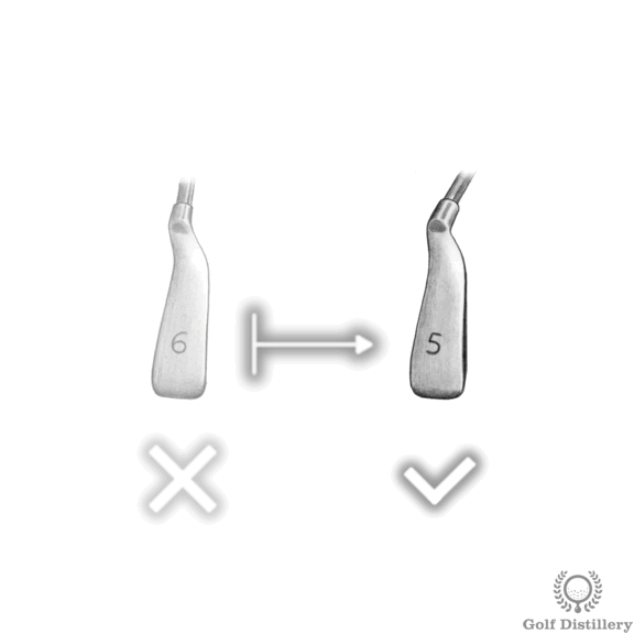 Làm thế nào để đánh cú khi quả bóng nằm cao hơn mặt đất so với chân bạn 4 ball above feet club up