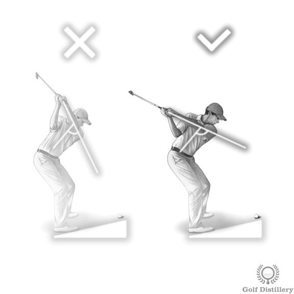 Làm thế nào để đánh cú khi quả bóng nằm cao hơn mặt đất so với chân bạn 6 ball above feet flatter swing