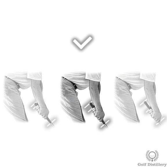 bunker shot choke down 1