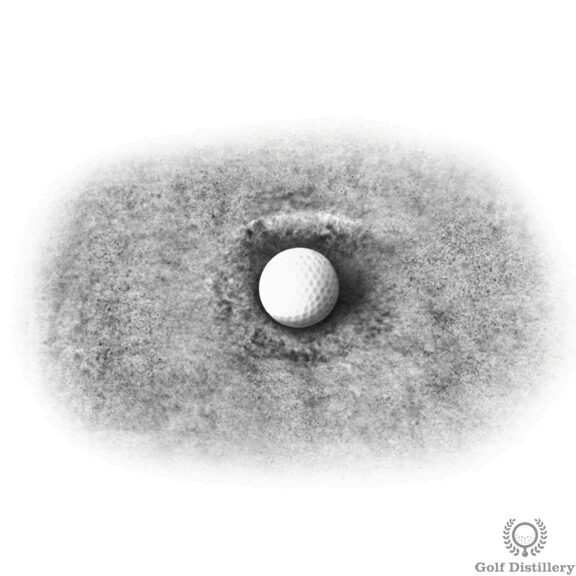 Làm thế nào để đánh một cú đánh từ vị trí bóng bị nằm úp 1 bunker shot friedegg lie 1