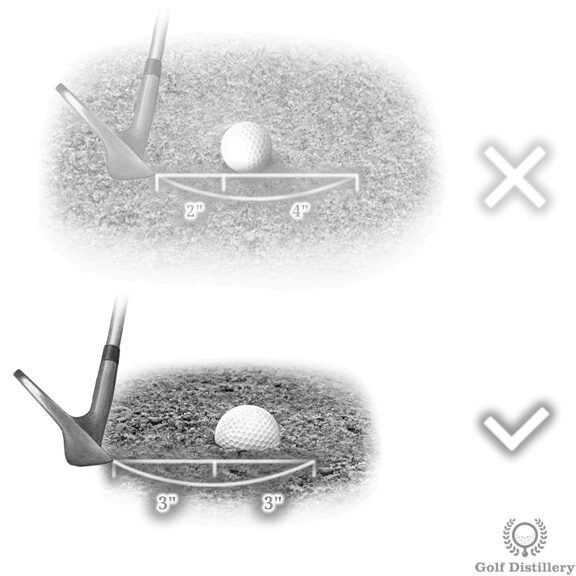 bunker shot plugged aim