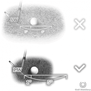 Cách thực hiện một cú đánh từ bãi cát ẩm trong golf 3 bunker shot wet sand aim 300x300 1