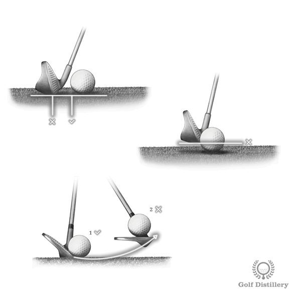 Giảm Tốc Lỗi Swing Golf – Hướng Dẫn Minh Họa 3 decel problems chunks doubletaps