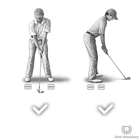 Cú Swing Mất Thăng Bằng Lỗi Swing Golf 2 off balance fix setup