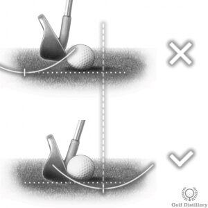 Những cú đánh lên – Làm thế nào để ngăn việc đánh bóng golf lên 3 top cause2 swing arc too soon 300x300 1