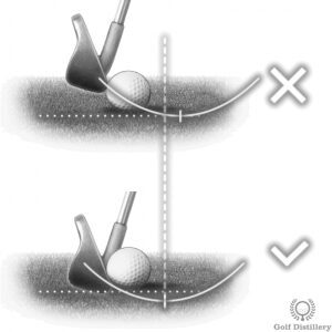 Những cú đánh lên – Làm thế nào để ngăn việc đánh bóng golf lên 4 top cause3 swing arc too late 300x300 2