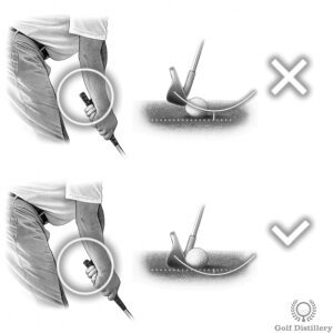 Những cú đánh lên – Làm thế nào để ngăn việc đánh bóng golf lên 9 top reason holding grip too low 300x300 1