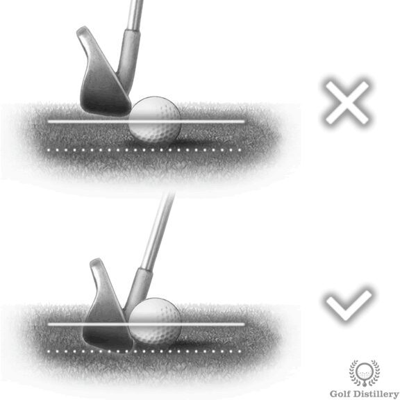 Những cú đánh lên – Làm thế nào để ngăn việc đánh bóng golf lên 1 top