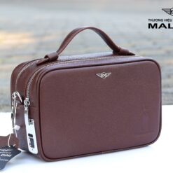 Túi đựng bóng Golf 02 ngăn DK Maldini EPS02 8 Epsom nau mat trc 06e98a240a