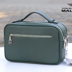 Túi đựng bóng Golf 02 ngăn DK Maldini EPS02 12 Epsom xanh reu mat sau van tay dab597801f