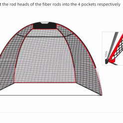 Bộ Lưới Tập Swing Golf - PGM Practice Net - LXW026 - Đen 14 20241218 TSaK5Cfe