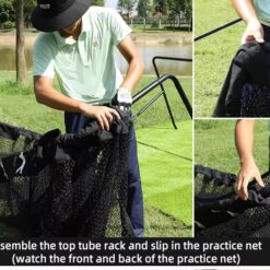 Lưới Tập Swing Golf Thu Bóng Tự Động - PGM Golf Hitting Cage Indoor Automatic Ball Return - LXW031 60 20250208 0Cr6hqBE