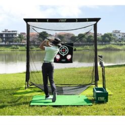 Lưới Tập Swing Golf Thu Bóng Tự Động - PGM Golf Hitting Cage Indoor Automatic Ball Return - LXW031 52 20250208 goQZ9O17