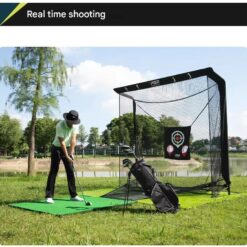 Lưới Tập Swing Golf Thu Bóng Tự Động - PGM Golf Hitting Cage Indoor Automatic Ball Return - LXW031 51 20250208 zT6Pevg2