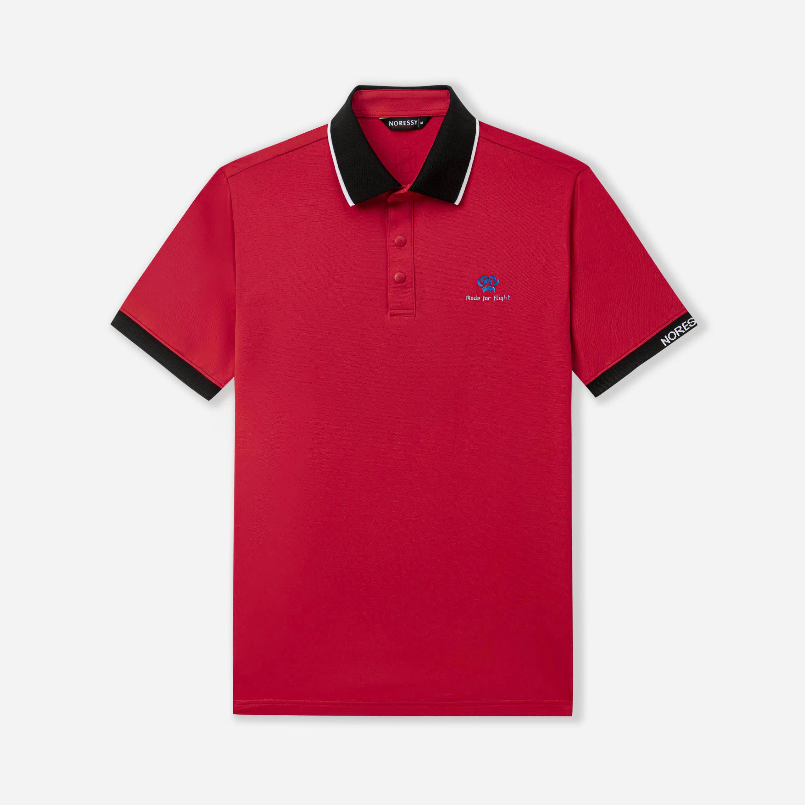 Áo golf nam Noressy cộc tay 2026 RED
