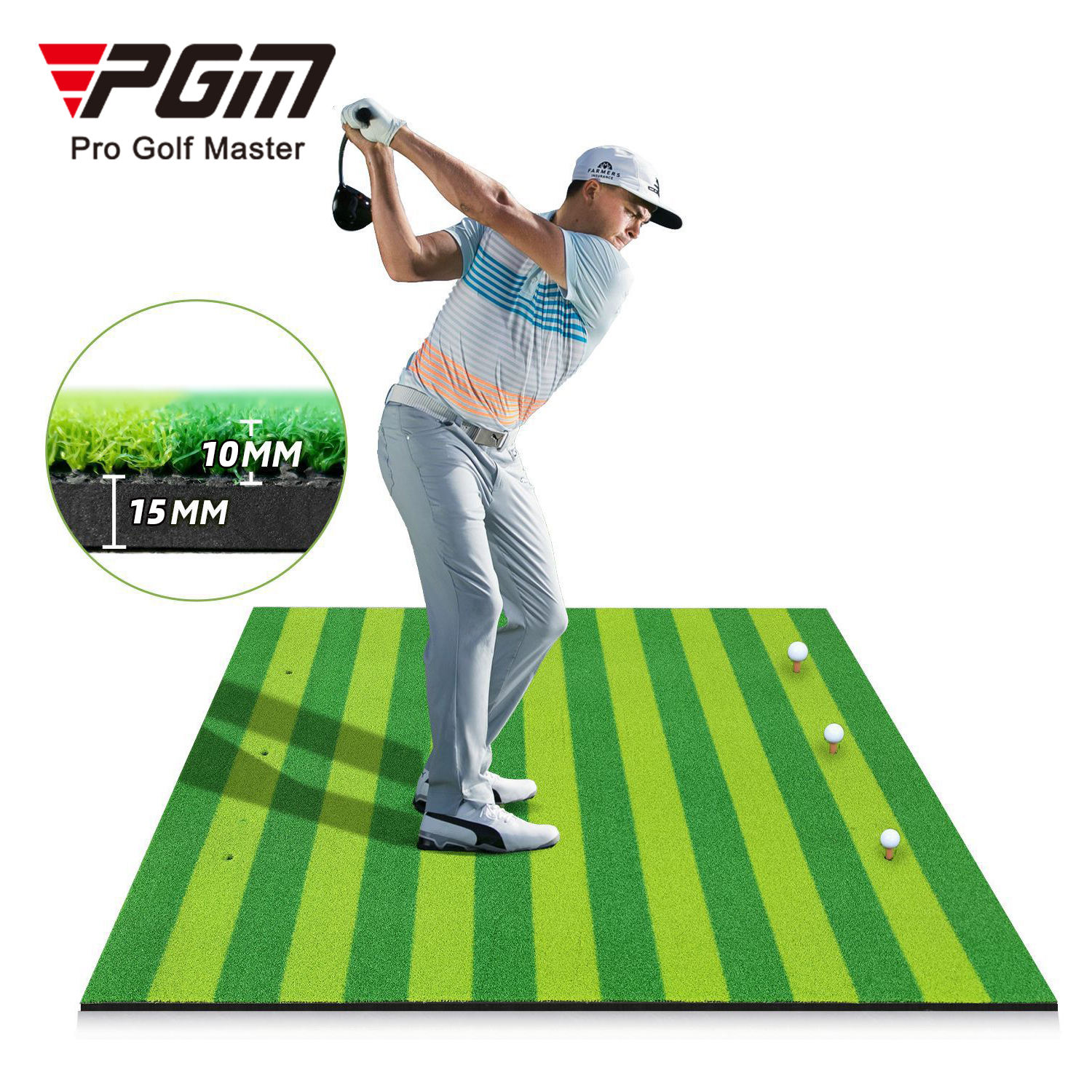 Thảm tập Swing golf PGM DJD043 1.2*1.5m