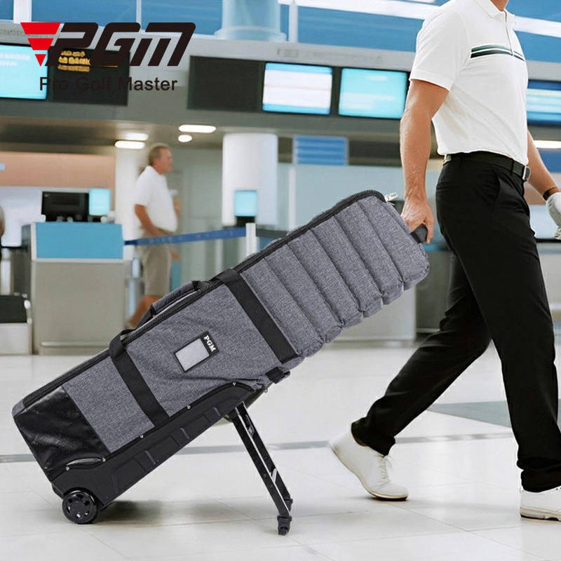 Túi Hàng Không Golf PGM HKB017 – Túi Du Lịch Golf Chống Va Đập, Có Bánh Xe & Chân Đứng Có Thể Gập Lại